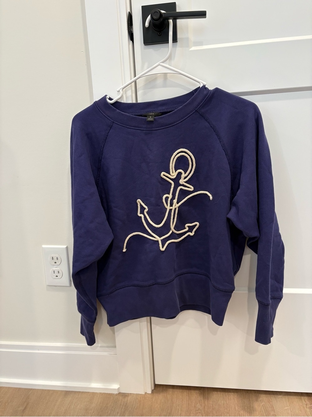J.Crew Anchor Sweatshirt 100% cotton